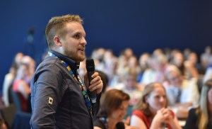 Dr Daniel Langley representing ASBTE at SMP 2018